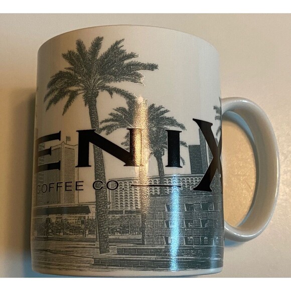 STARBUCKS 2002 Skyline Series PHOENIX Valley Of the Sun Coffee Mug RARE - Picture 1 of 7